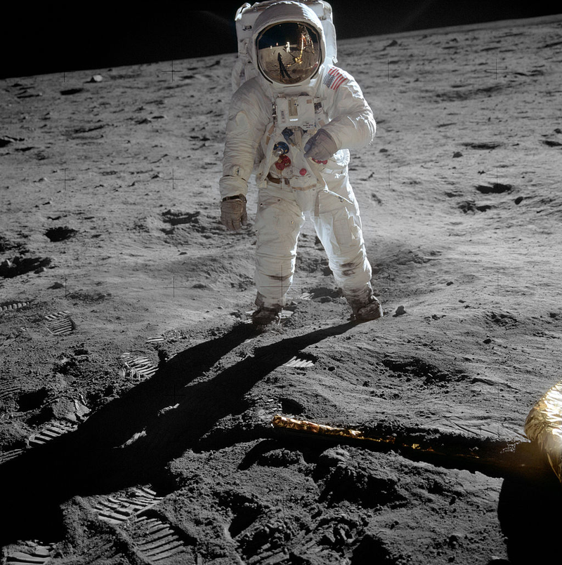 Fotografía de Buzz Aldrin (por Neil Amstrong ). NASA